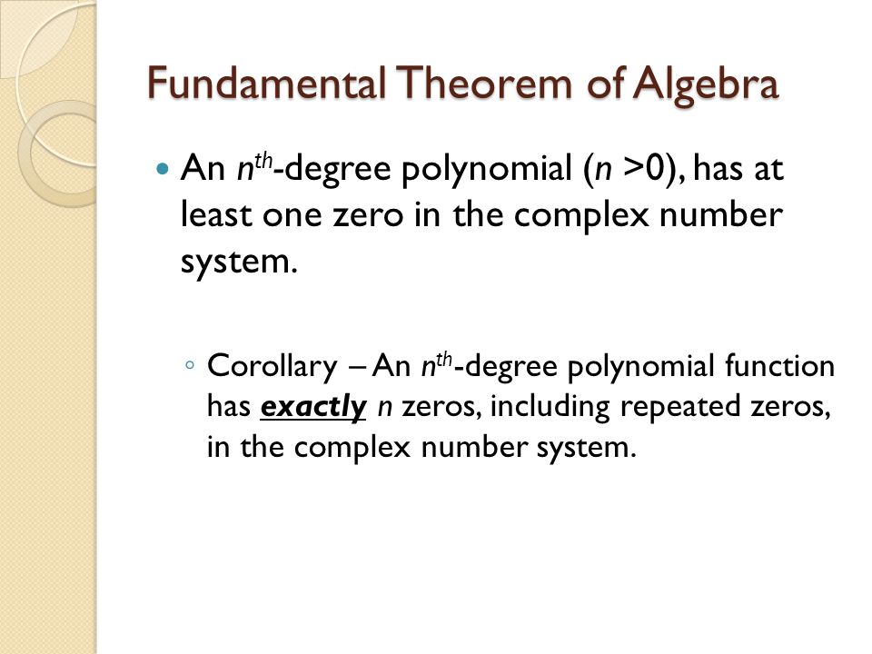 How to write a polynomial function with given complex zeros
